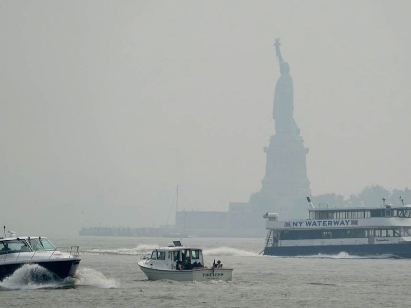 Alerta en Nueva York por contaminación provocada por incendios