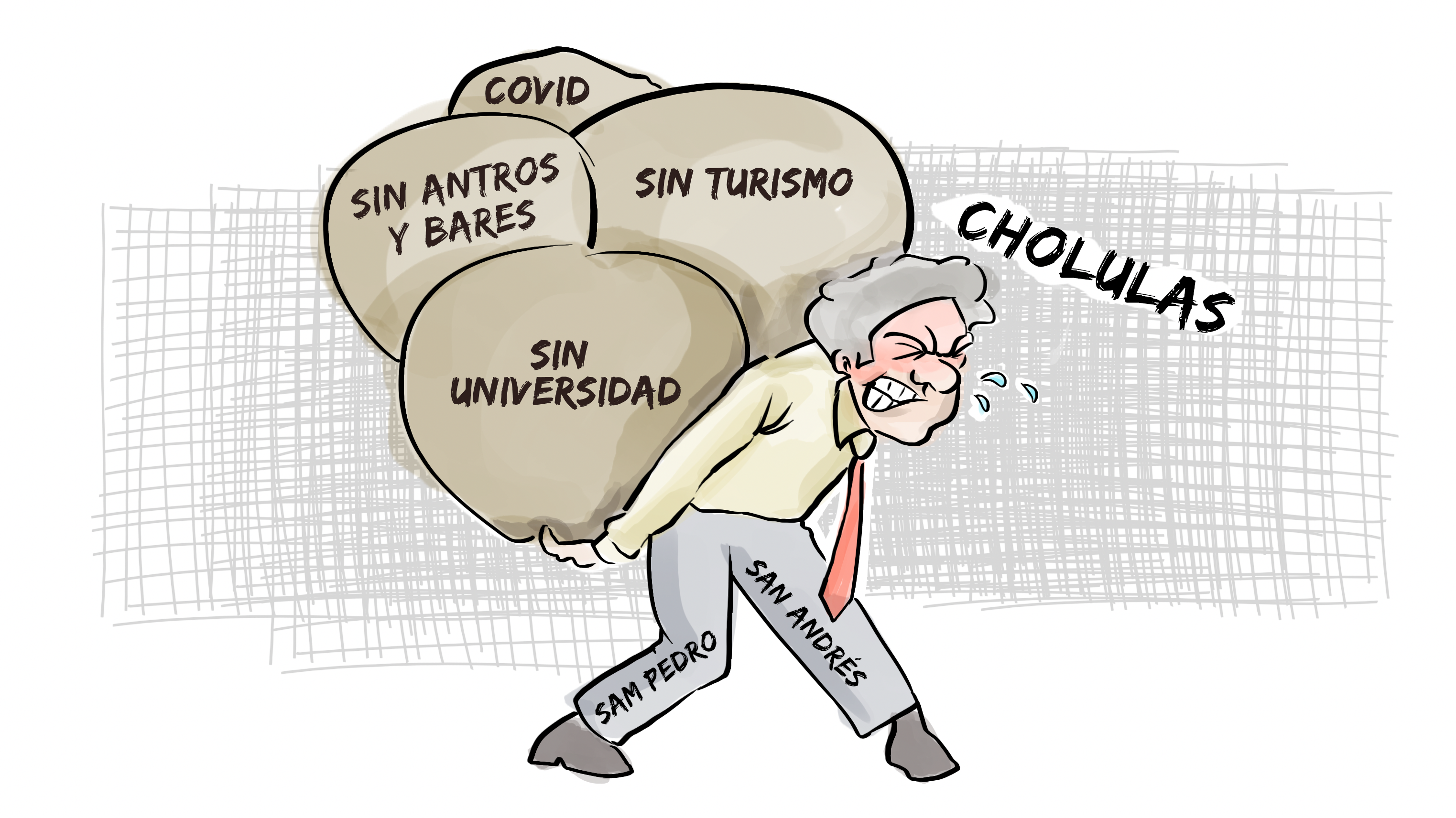 Las cholulas en conflicto, ni universidad, ni pedas, ni turismo