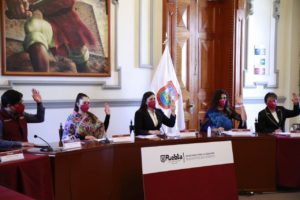 Ayuntamiento de Puebla sesiona a favor de la prevención, atención, sanción y erradicación de la violencia contra las mujeres