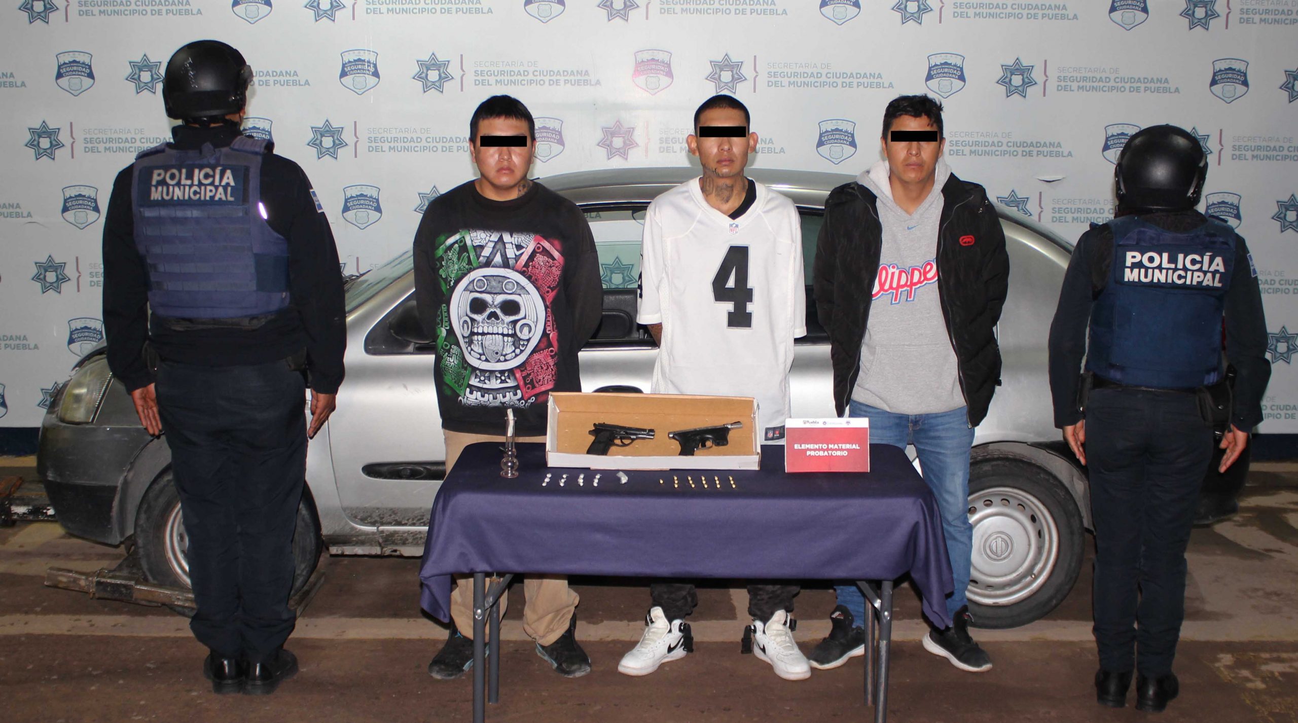 ¡Contundente golpe contra la delincuencia organizada! desarticuló SSC de Puebla a banda delictiva presuntamente dedicada al robo a transeúnte