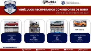 Exitosamente, recuperó Policía Municipal una docena de vehículos con reporte de robo