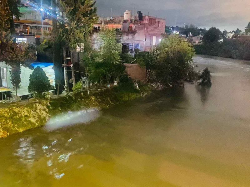 Hidalgo mantiene alerta en el río Tula por escurrimientos del Valle de México