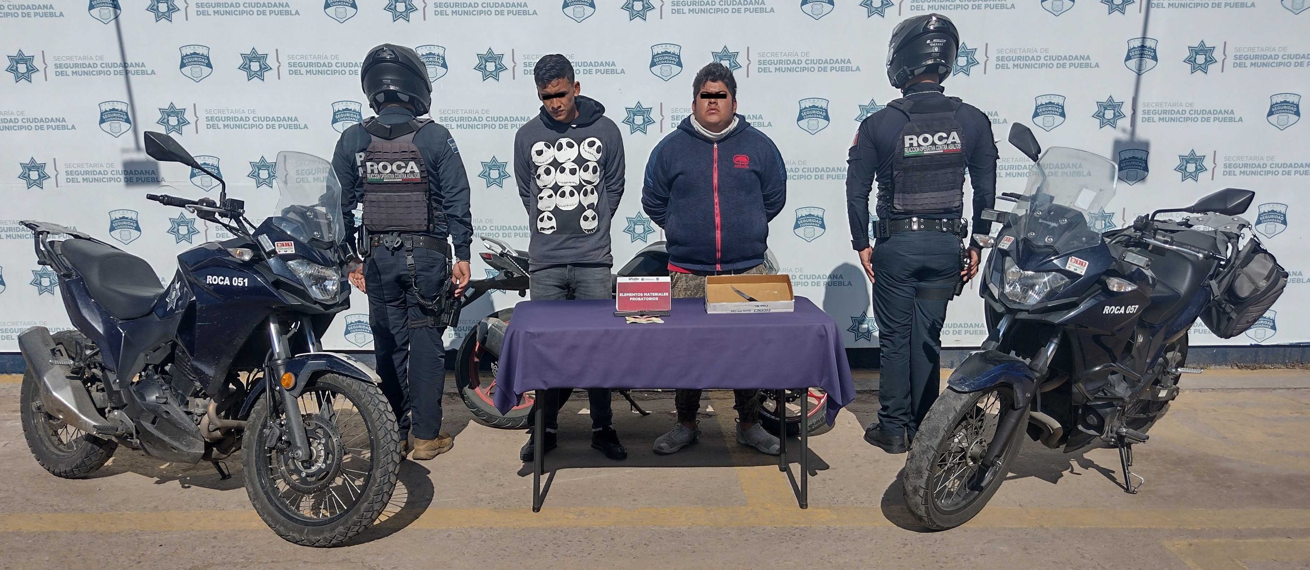 Policía municipal detuvo a “El Calami” y “El Pirata” presuntamente dedicados al robo a transeúnte