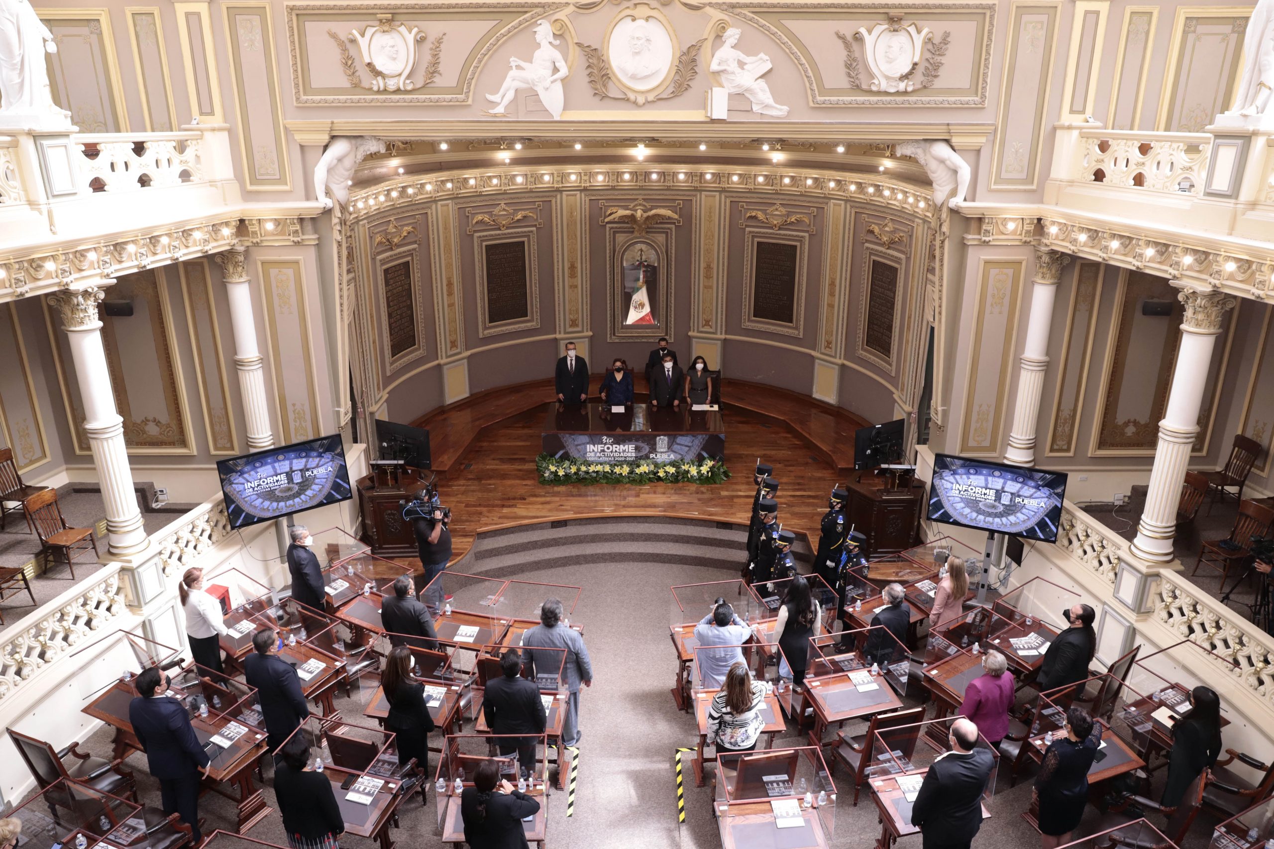 LX legislatura garantizó la vida institucional y pública de Puebla: MBH