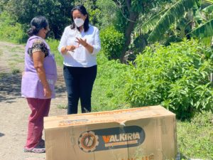 Ariadna Ayala realiza gestión en beneficio de familias atlixquenses