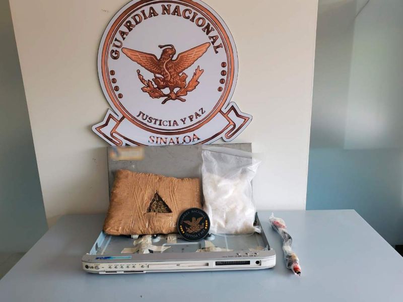 Guardia Nacional asegura crystal y mariguana en Cabo San Lucas
