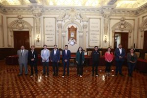 Continúa transición del Ayuntamiento de Puebla; presentan temas de gobernabilidad y protección civil