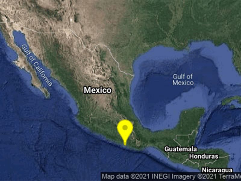 Se registra sismo de magnitud 4 con epicentro en Guerrero