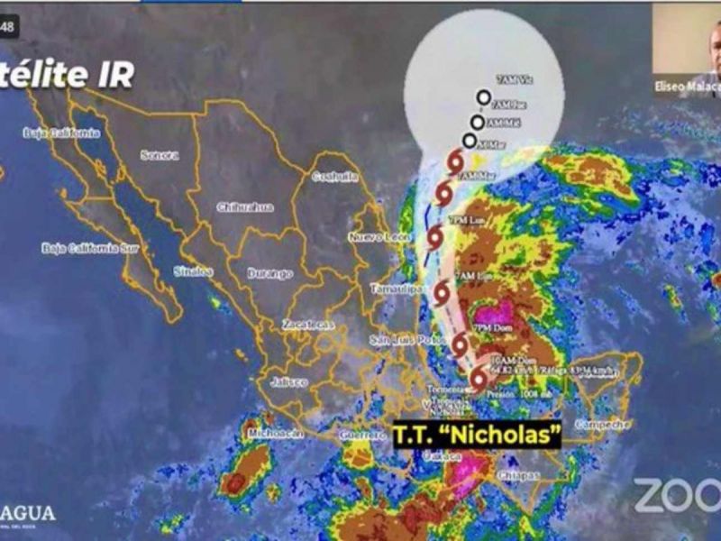 Llama SEGOB a tomar previsiones por entrada de Tormenta Tropical “Nicholas”