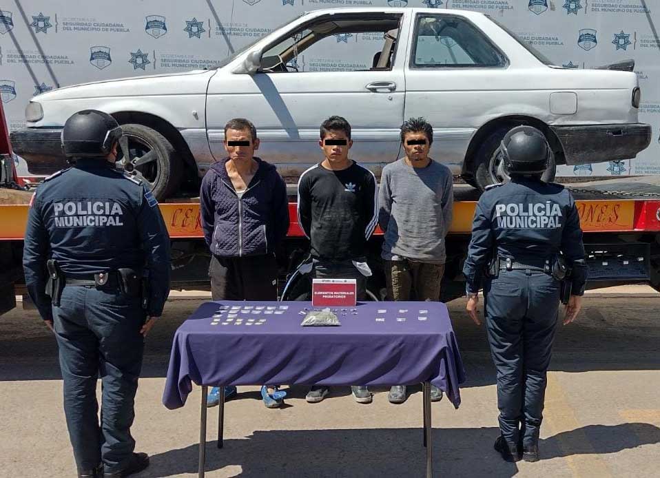 ¡Asestó SSC de Puebla fuerte golpe contra la delincuencia! desarticuló a banda presuntamente dedicada al robo de vehículo