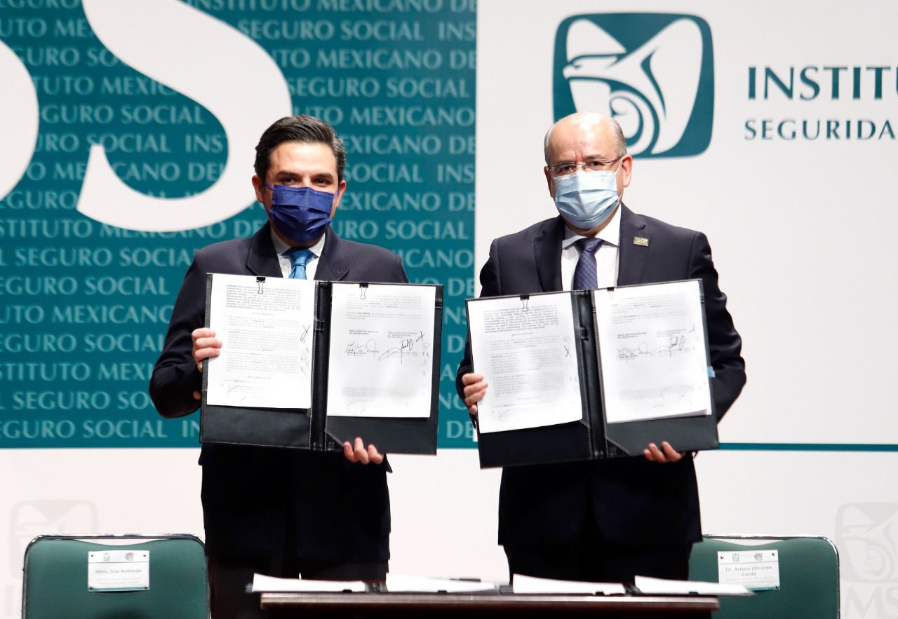 Firman IMSS y SNTSS Contrato Colectivo de Trabajo 2021-2023