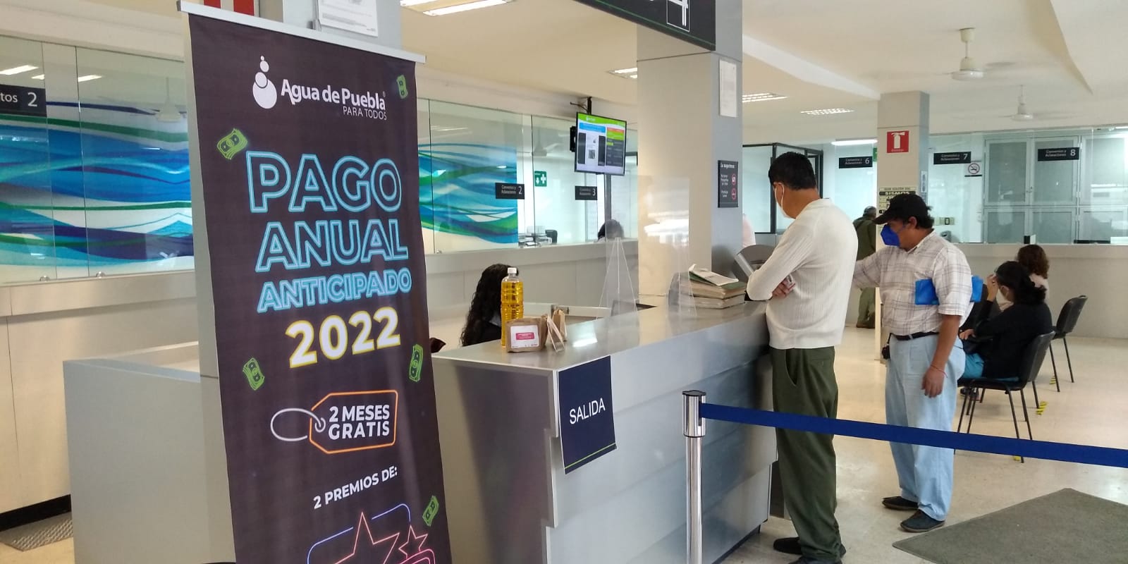 Agua de Puebla amplía su horario en las 12 sucursales de pago, hasta atender al último cliente