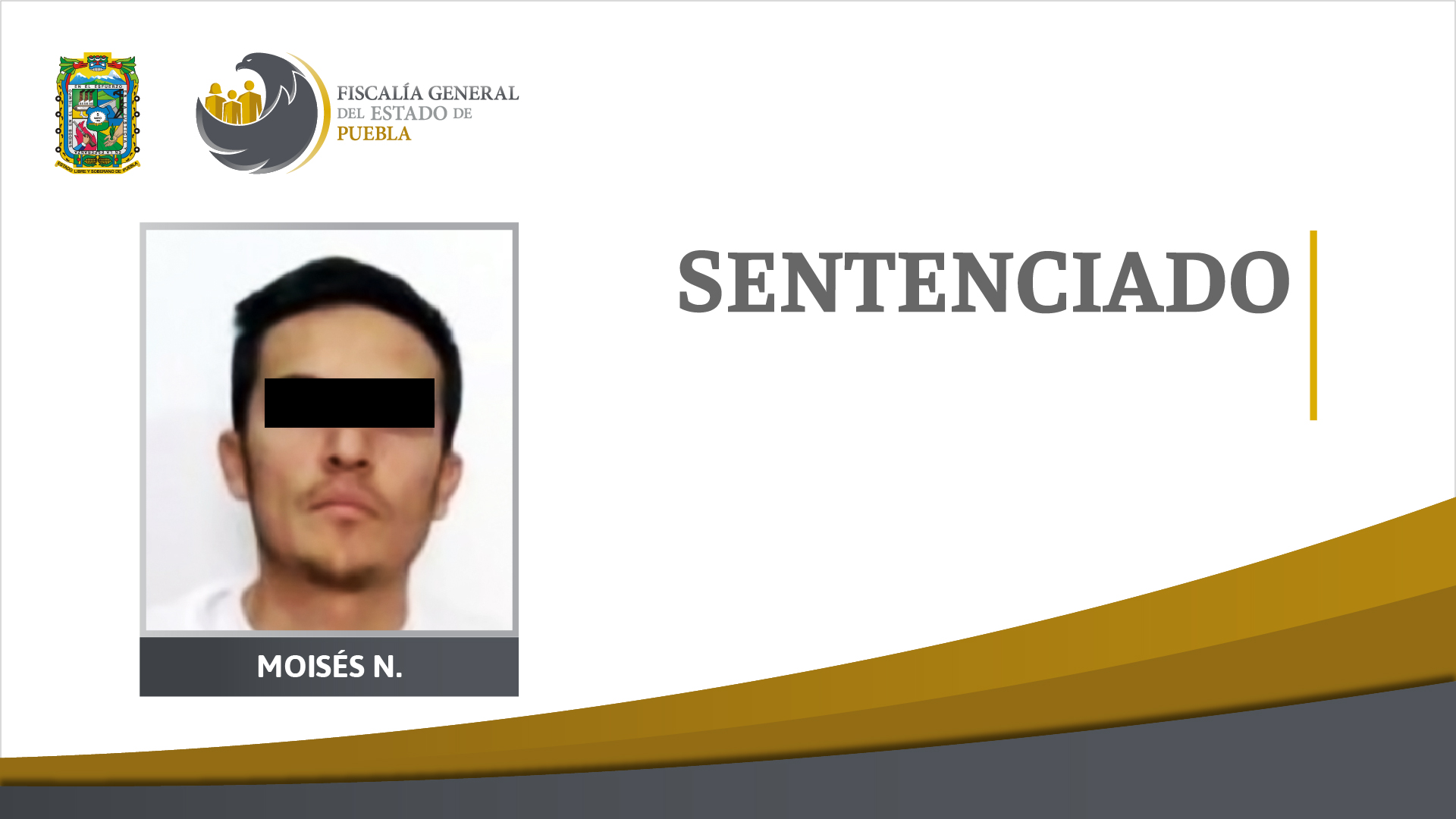 Sentenciado a 23 años de cárcel por homicidio en el municipio de Zaragoza