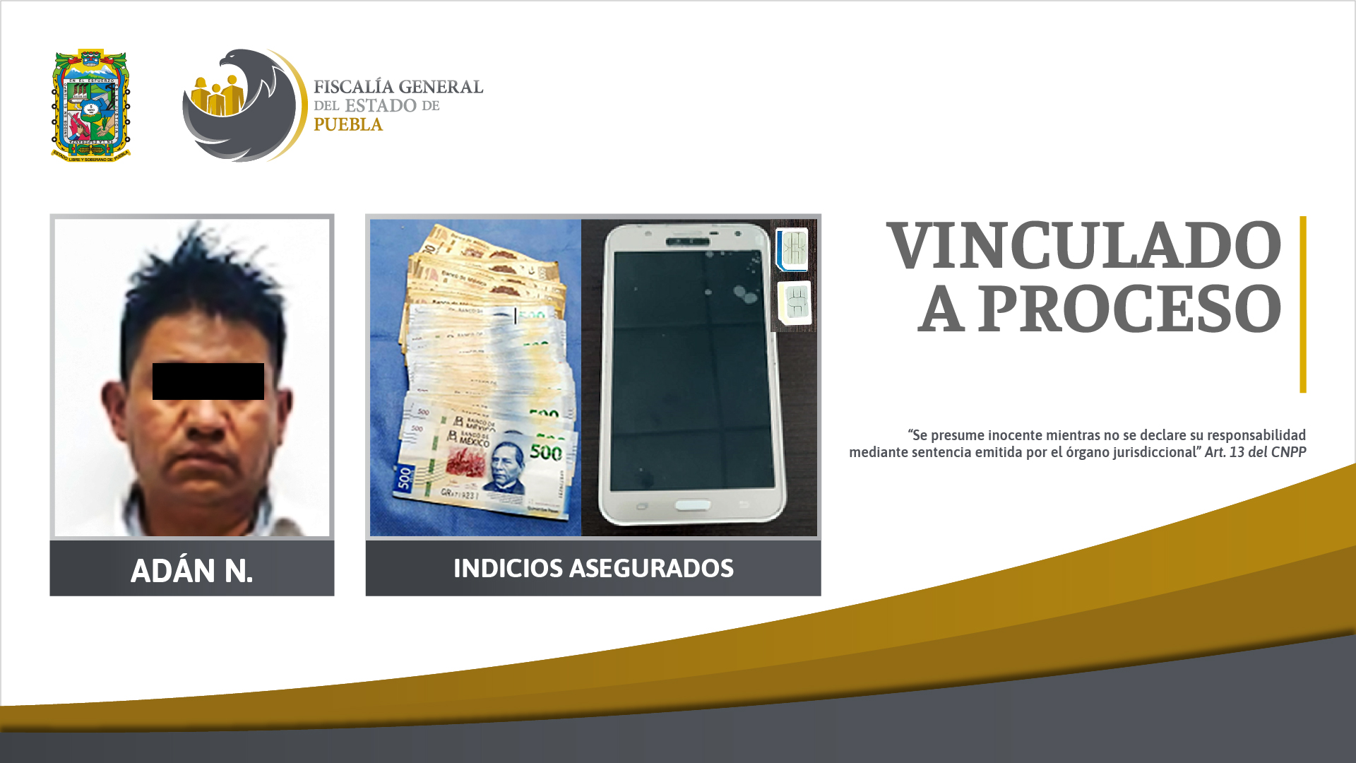 En prisión preventiva presunto responsable de extorsionar a su primo