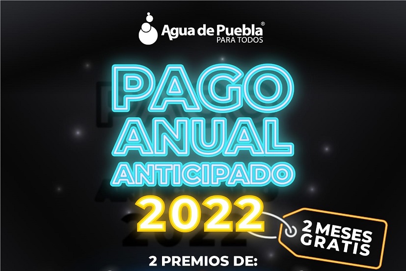 Arranca el Pago Anual Anticipado de agua potable en Puebla