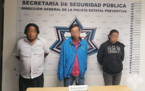 Captura Policía Estatal a presuntos asaltantes del transporte público