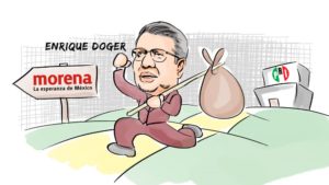 Enrique Doger con un pie en Morena…