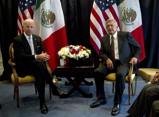 El presidente de los Estados Unidos Joe Biden y AMLO crearán grupos de trabajo para abordar el tema del trafico de armas