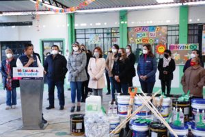 Eduardo Rivera Pérez arranca el programa “Mi escuela, mi ciudad”