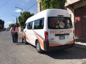 Coordinan SMT y SSP inspección de unidades de transporte en Tehuacán