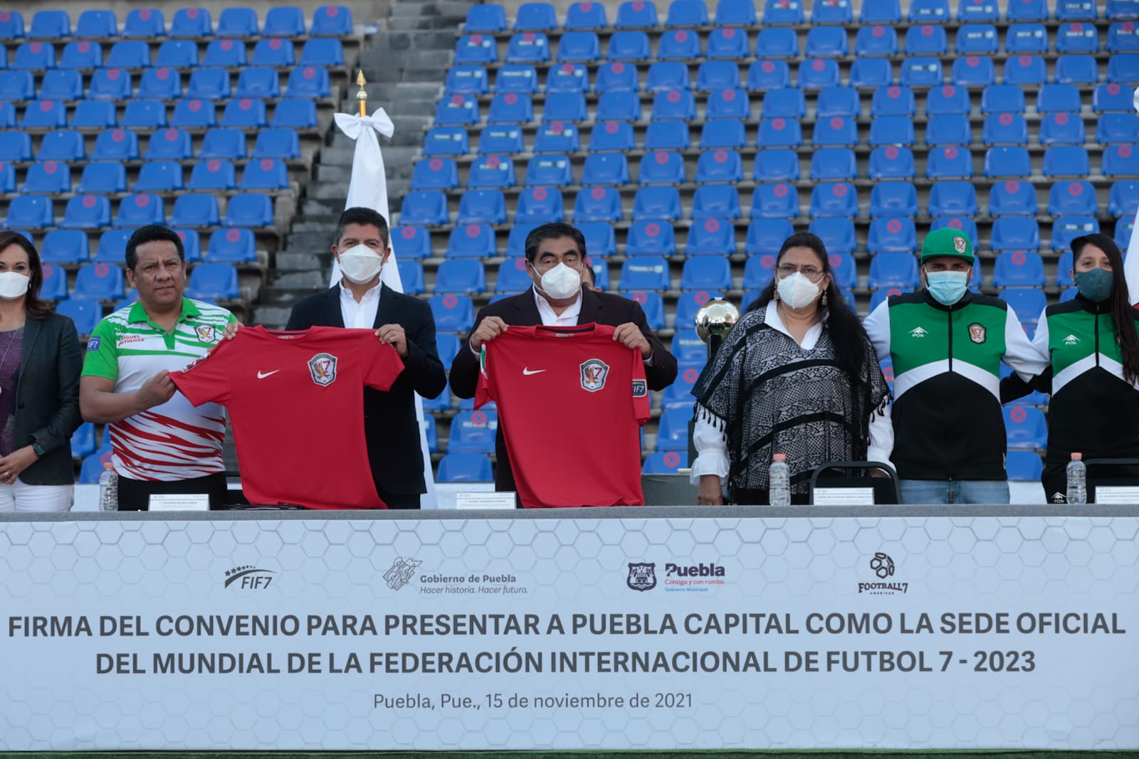 Puebla será sede del mundial de fútbol en el 2023