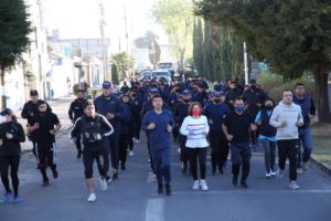 Eduardo Rivera Pérez Supervisa formación física de cadetes de Policía Municipal