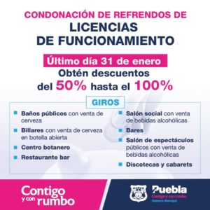 Aprovecha últimos días de condonación en licencias de funcionamiento