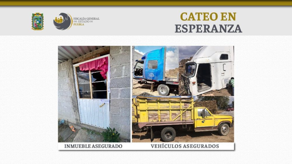 Fiscalía recuperó tres vehículos en cateo realizado en Esperanza