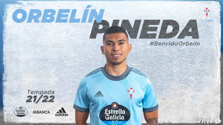 Oficial: Orbelín Pineda firmó un extenso contrato con Celta de Vigo