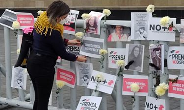 Periodistas protestan frente a Palacio Nacional por asesinato de colegas