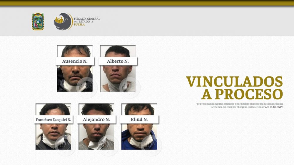 Fiscalía procesa a cinco secuestradores de Miahuatlán