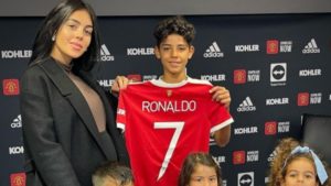 Cristiano Ronaldo Junior jugara en las inferiores del Manchester United