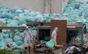 Los desechos provocados por covid son una amenaza para el medio ambiente