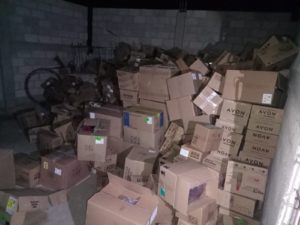 Recuperan Policía Estatal y municipal tractocamión y mercancía robada en Huixcolotla