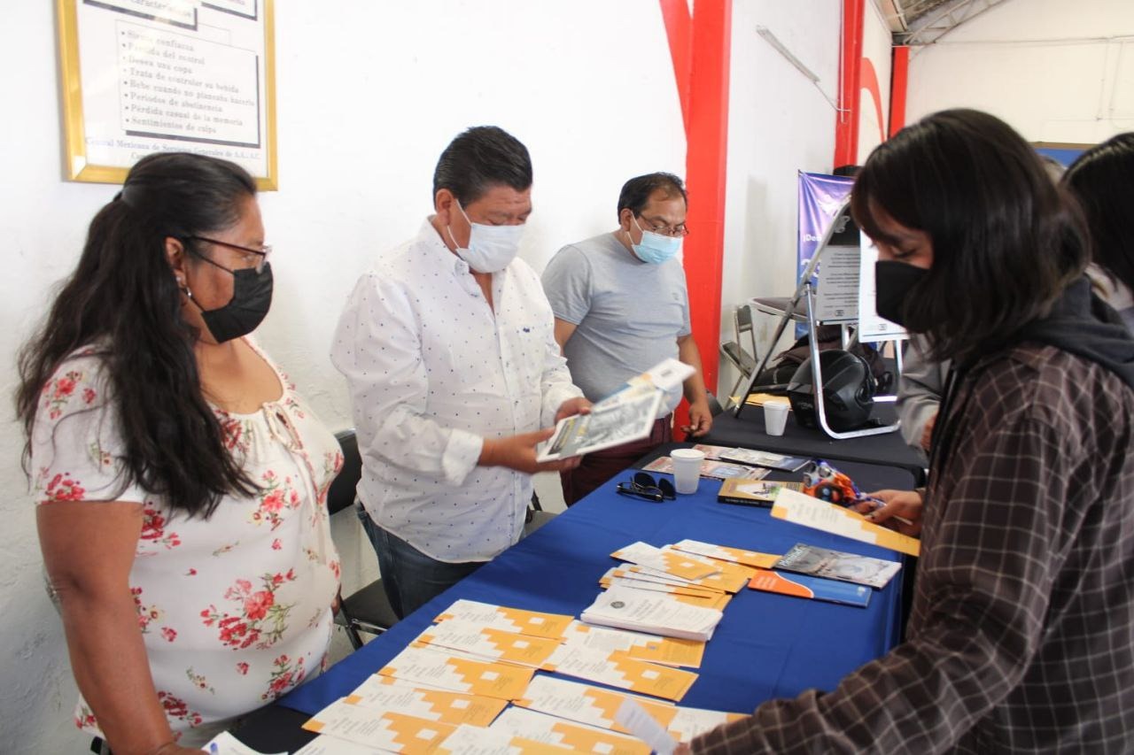 Impulsa IJMP feria contra las adicciones en juntas auxiliares de Puebla capital