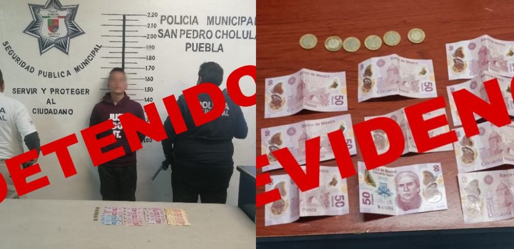 SSC de SP Cholula captura a asaltante de tiendas Oxxo