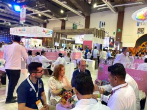 Ciudad de Puebla participó en el tianguis turístico Acapulco 2022