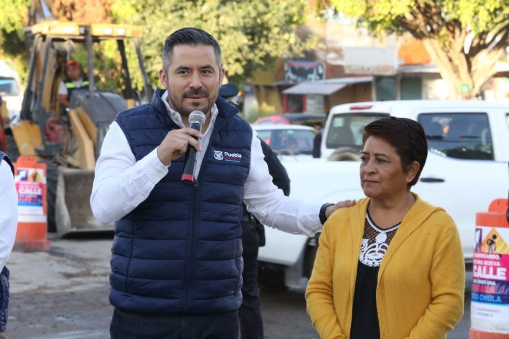 Ayuntamiento de Puebla ultima detalles en la obra de la 16 de Septiembre