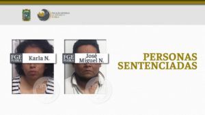 Por extorsión, Karla N. y José N. reciben sentencia condenatoria