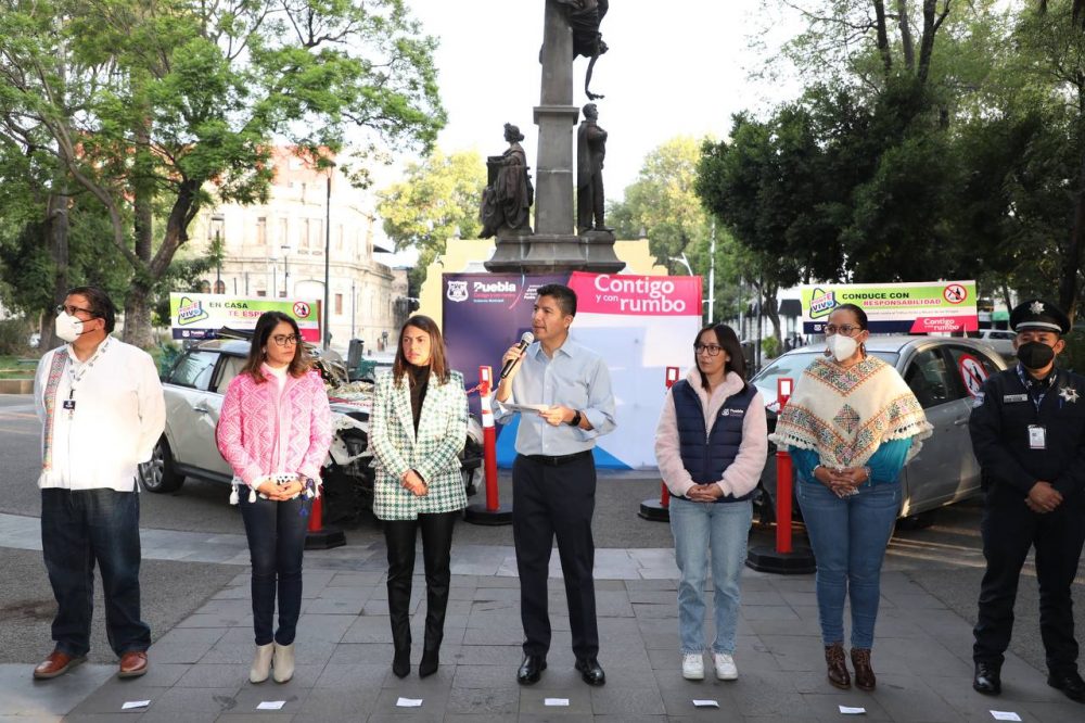 Ayuntamiento de Puebla lanza campaña de prevención de accidentes viales por consumo de alcohol y drogas