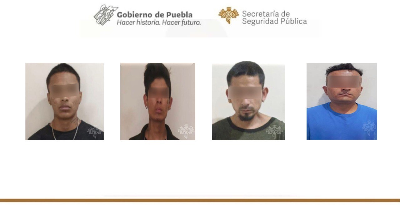 Detiene SSP a cuatro presuntos extorsionadores de operadores del transporte público