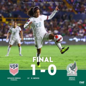 Estados Unidos derrota a México y esta oficialmente eliminado