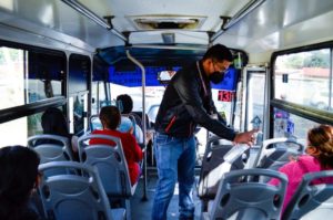 Difunde SMT medidas de protección sanitaria frente a COVID-19 a bordo del transporte