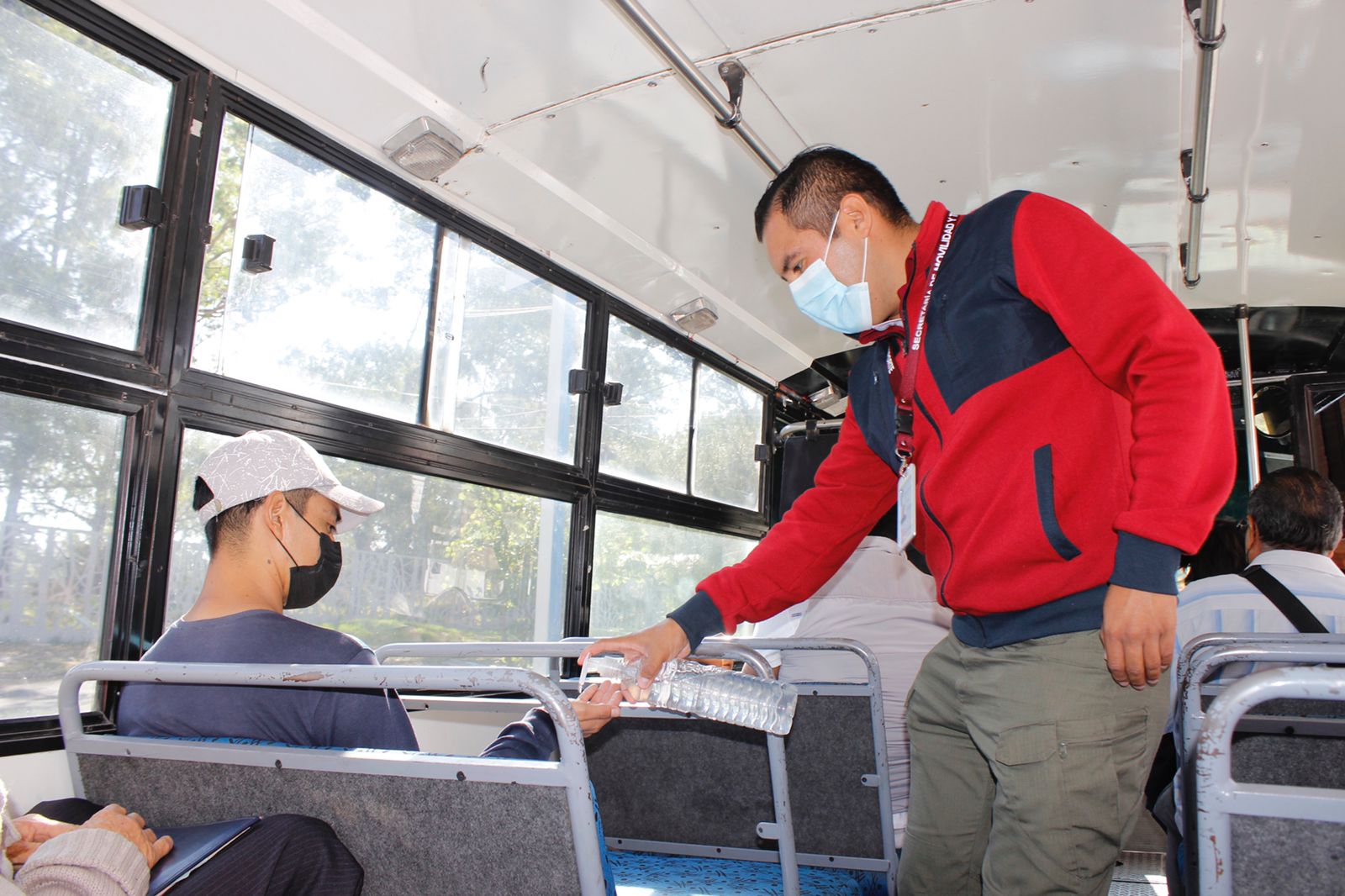 Verifica SMT aplicación de protocolo sanitario en 147 unidades del transporte público