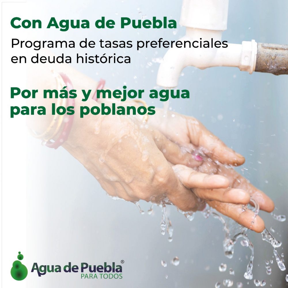 Agua de Puebla anuncia el programa ‘Por más y mejor agua’