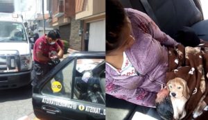 Mujer da a luz en un taxi, en camino hacia el hospital.