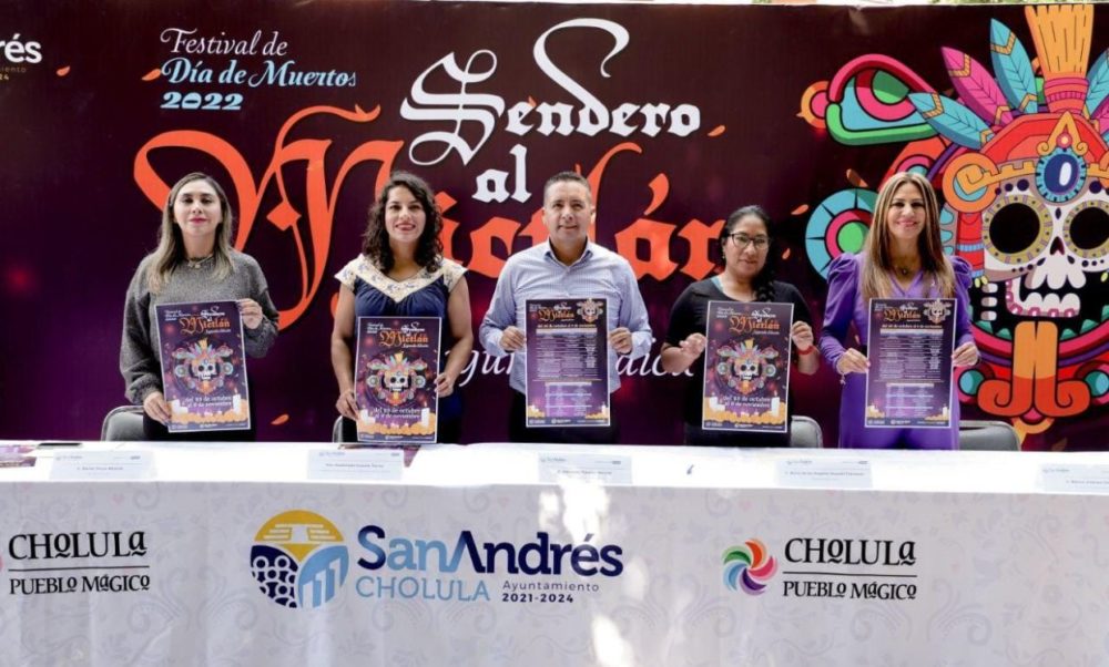 Presenta Ayuntamiento de San Andrés Cholula segunda edición del Festival Sendero al Mictlán