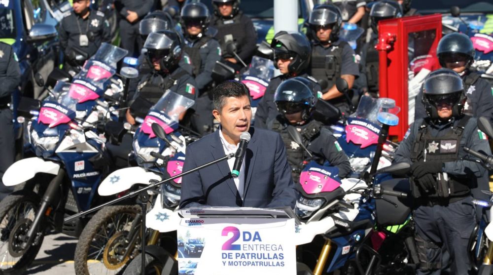Eduardo Rivera entrega 156 patrullas a la Secretaría de Seguridad Ciudadana