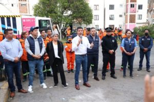 Ayuntamiento de Puebla limpió más de 3 mil kilómetros en el primer mes del programa de limpieza urbana integral