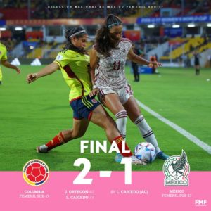 Tri femenil, eliminado del Mundial Sub 17